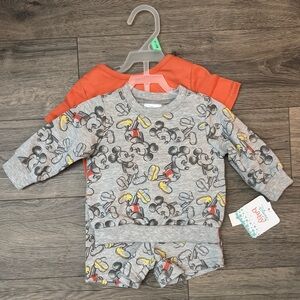 Disney Baby Mickey Mouse Matching Set 6-9M